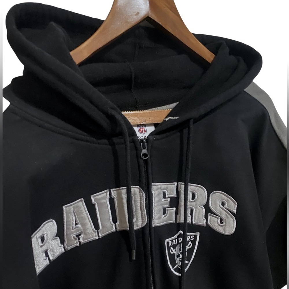 NFL Vintage RAIDERS FLEECE HOODIE - Picture 8 of 8